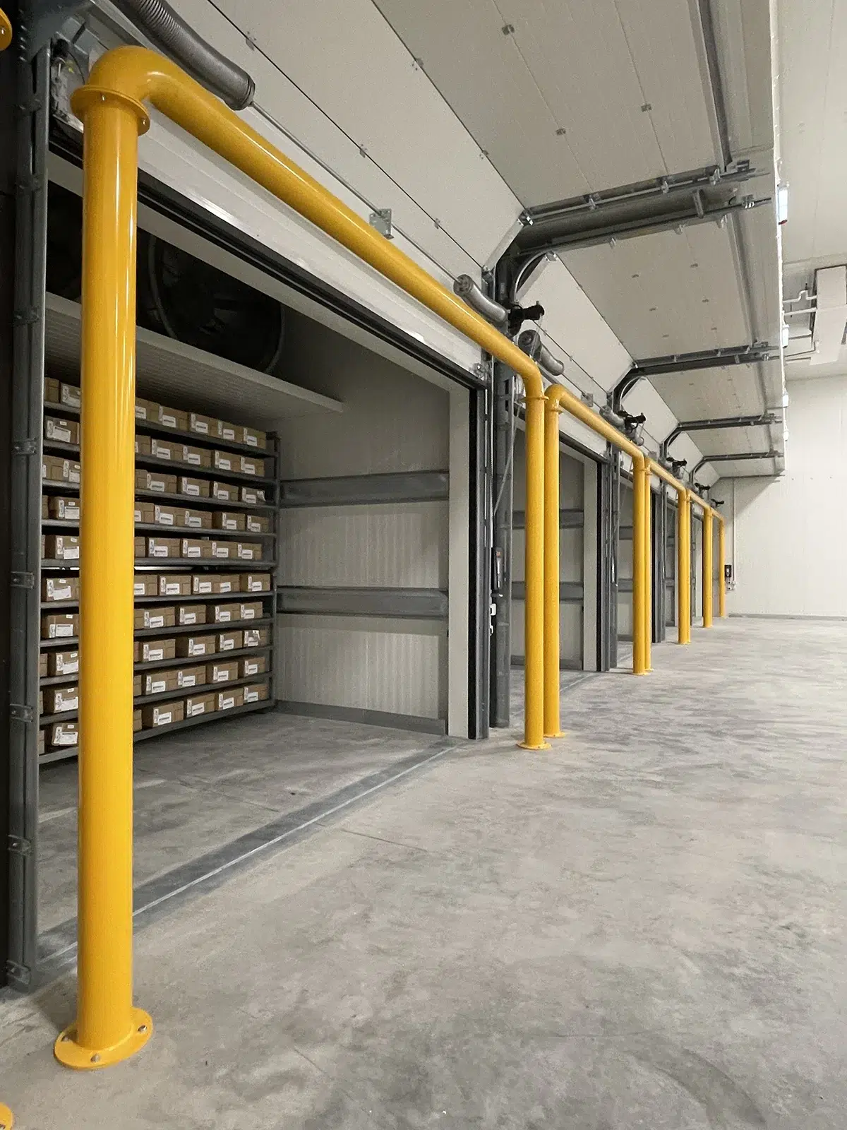 Door frame bollards 4 Full frame bollards