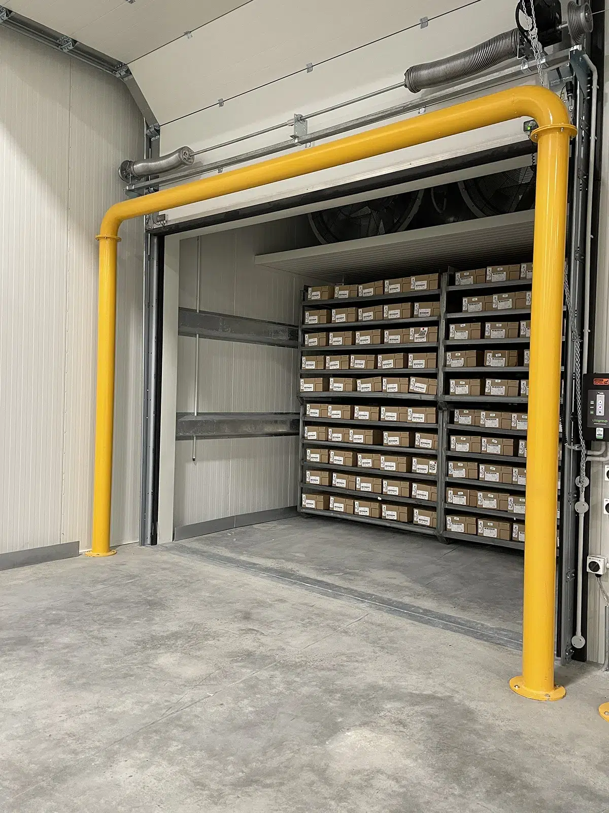 Door frame bollards 8 Full frame bollards