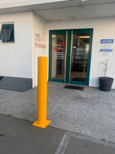 Bolt down bollards - heavy duty